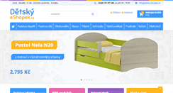 Desktop Screenshot of detsky-eshopek.cz